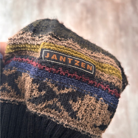 Vintage Jantzen Knit Sweater Mens XL Grandpa V-Neck - Picture 4 of 4